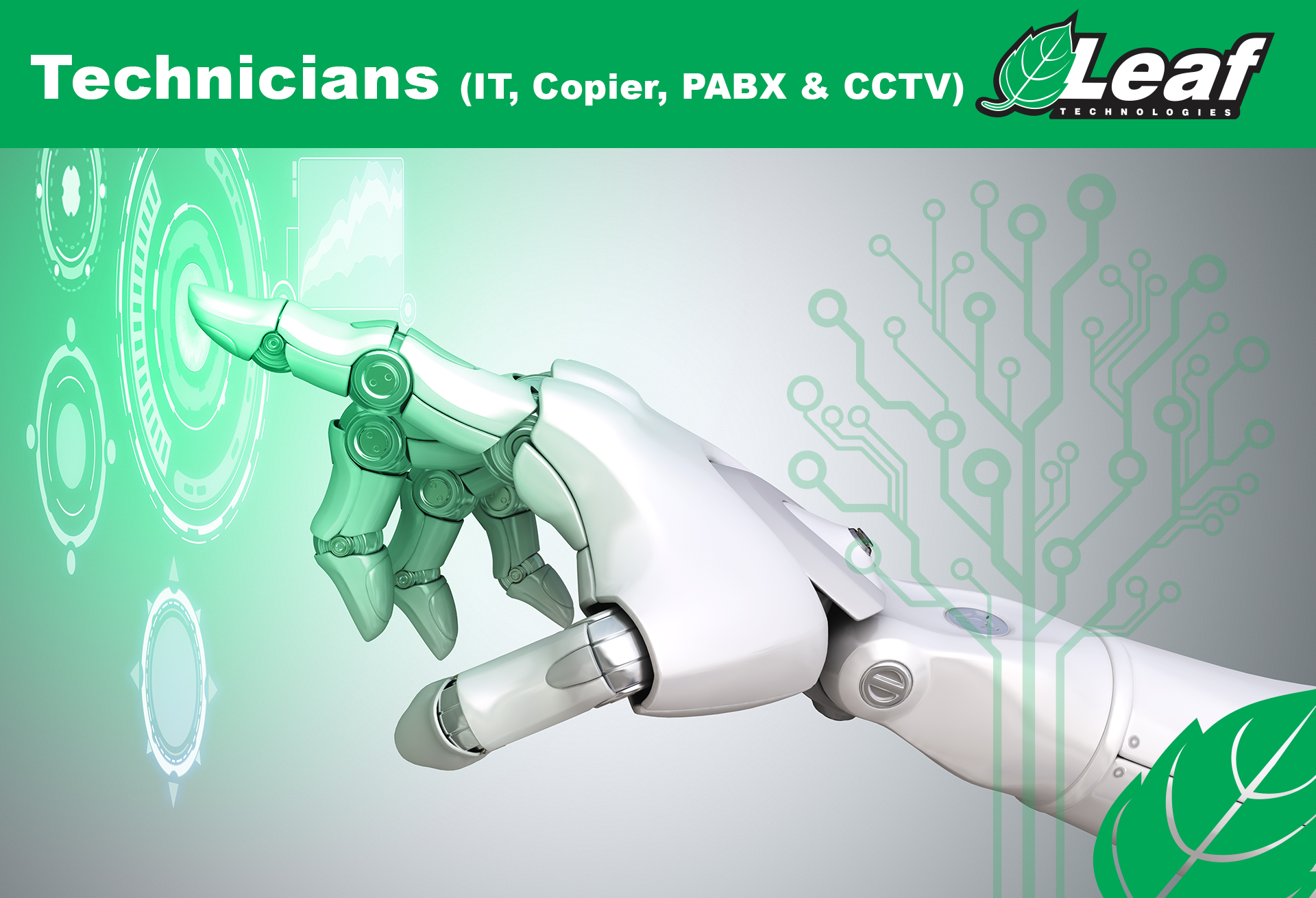 Technicians (It, Copier, Pabx &Amp; Cctv)
