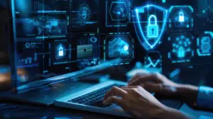 Security Tips 2026: Keep Your Privacy Settings On | Leaf Technologies 3 Cybersecurity Interface With Digital Locks